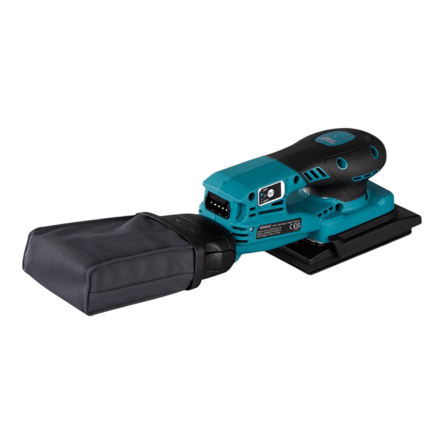 Makita BO 005 CGZ Akku Schwingschleifer 40 V max. 80 x 130 mm 3,0 mm Hub Brushless Solo - ohne Akku, ohne Ladegerät