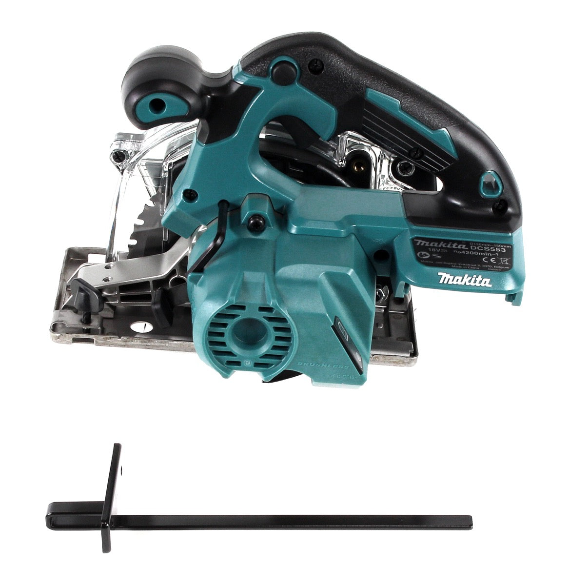 Makita DCS 553 T1J Akku Metallhandkreissäge 18V 150 mm Brushless + 1x Akku 5,0Ah + Makpac - ohne Ladegerät - Toolbrothers