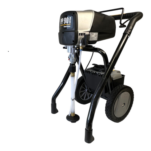 Système de pulvérisation de peinture Wagner PowerPainter 90 Extra Airless sur chariot 0,8 kW (2401275)