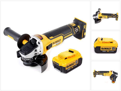 DeWalt DCG 405 N Akku Winkelschleifer 18V 125mm Brushless + 1x Akku 4,0Ah - ohne Ladegerät - Toolbrothers