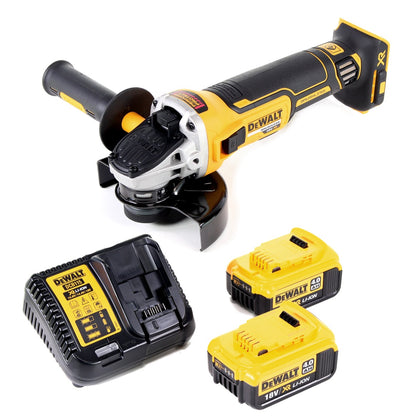 DeWalt DCG 405 M2 Akku Winkelschleifer 18V 125mm Brushless + 2x Akku 4,0Ah + Ladegerät - Toolbrothers