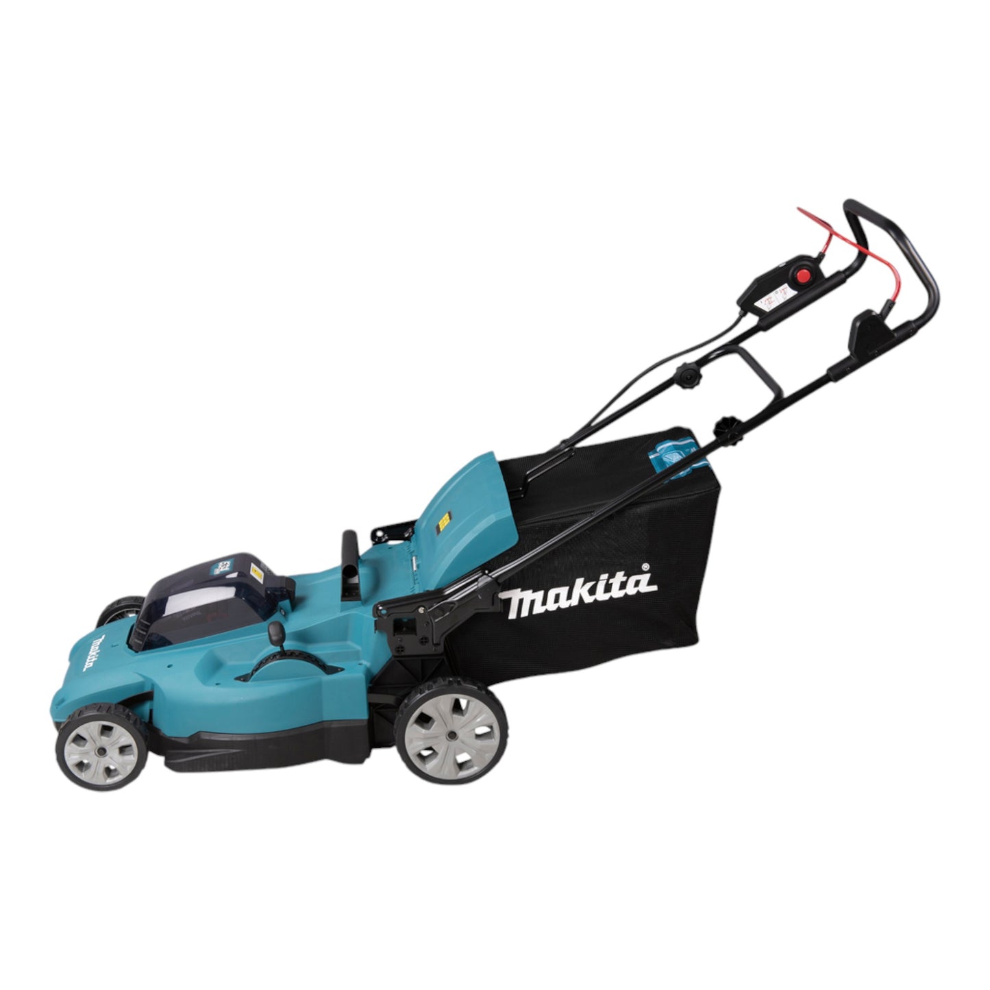 Makita DLM 538 CM4 Akku Rasenmäher 36 V ( 2x 18 V ) 530 mm + 4x Akku 4,0 Ah + Ladegerät