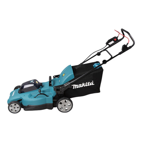 Makita DLM 538 PT4 Akku Rasenmäher 36 V ( 2x 18 V ) 530 mm + 4x Akku 5,0 Ah + Ladegerät