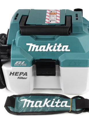 Makita DVC 750 LRT1X3 Akku Staubsauger Nass und Trockensauger 18 V tragbar + 1x 5,0 Ah Akku und Lader - ohne Zubehör - Toolbrothers