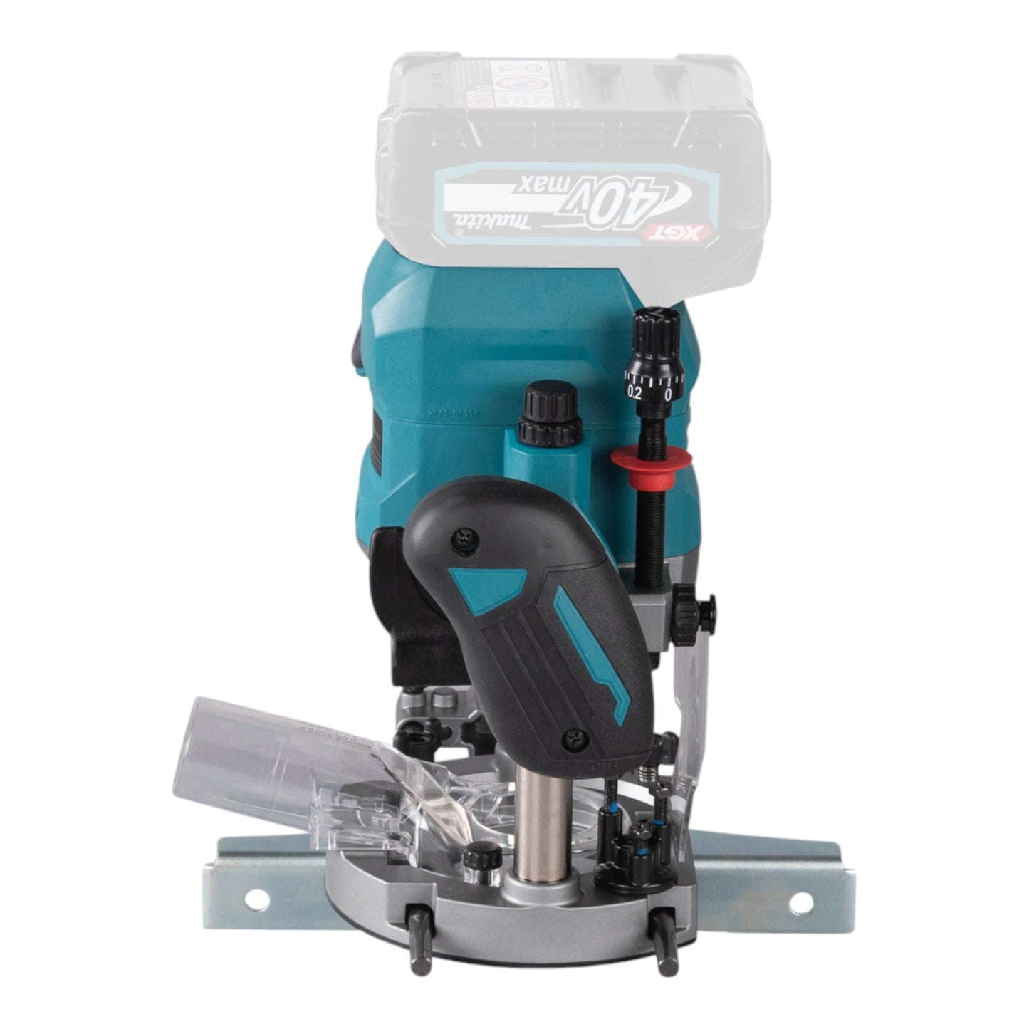 Makita RP 001 GM1 Akku Oberfräse 40 V max. 12 mm Brushless + 1x Akku 4,0 Ah - ohne Ladegerät