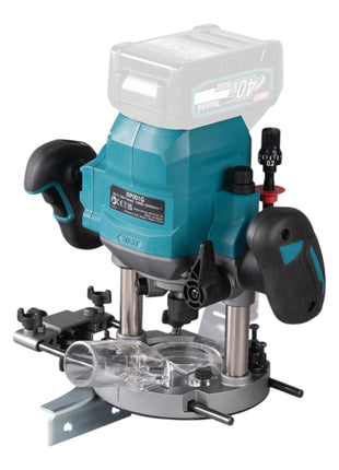 Makita RP 001 GM101 routeur à batterie 40 V max. 12 mm sans balais + 1x batterie 4,0 Ah + Makpac - sans chargeur