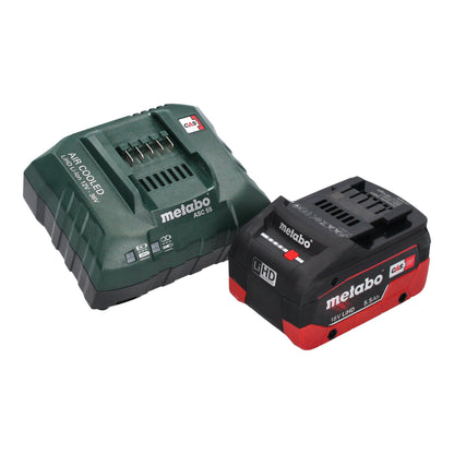 Souffleur d'air chaud sur batterie Metabo HG 18 LTX 500 18 V 300 / 500 °C + 1 batterie LiHD 5,5 Ah + chargeur