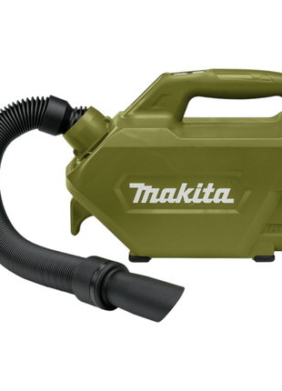 Makita DCL 184 SFO aspirateur à batterie 18 V 54 mbar 0,5 l série Olive Outdoor Adventure + 1x batterie 3,0 Ah + chargeur