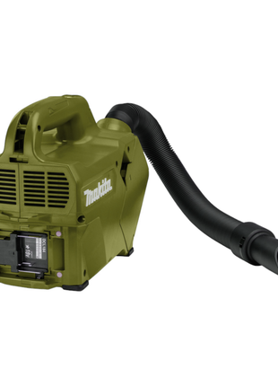 Makita DCL 184 SFO aspirateur à batterie 18 V 54 mbar 0,5 l série Olive Outdoor Adventure + 1x batterie 3,0 Ah + chargeur