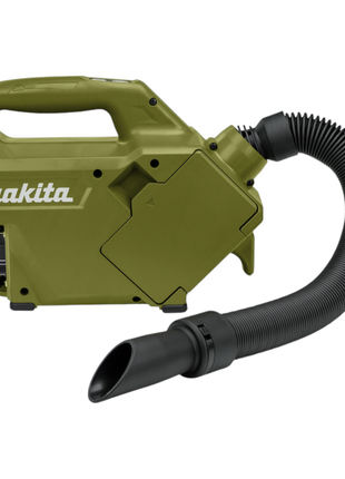 Makita DCL 184 SFO aspirateur à batterie 18 V 54 mbar 0,5 l série Olive Outdoor Adventure + 1x batterie 3,0 Ah + chargeur