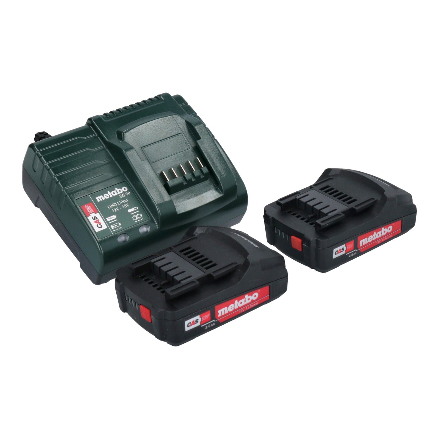 Soufflette à batterie Metabo BP 18 LTX BL 18 V brushless + 2x batteries 2,0 Ah + chargeur