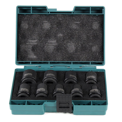 Makita DTW 190 Z 18 V Li-Ion Akku Schlagschrauber 1/2"  Solo + 9 tlg. Stecknuss-Set - Toolbrothers