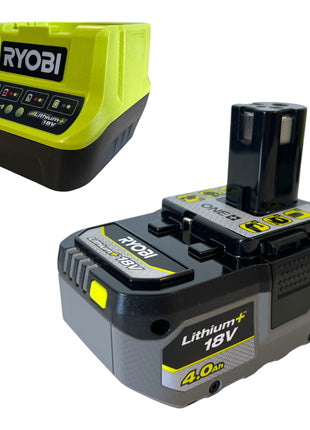 Scie à batterie RYOBI RY18PSX10A 18 V 10 cm sans balais + 1x batterie 4,0 Ah + chargeur