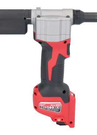 Riveteuse aveugle sur batterie Milwaukee M12 BPRT-201 12 V 20,32 mm + 1x batterie 2,0 Ah - sans chargeur