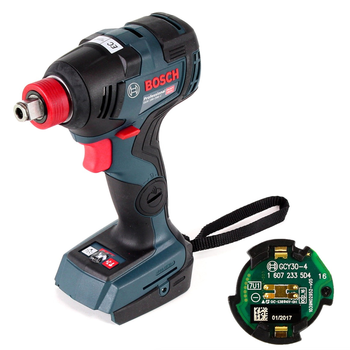 Bosch GDX 18 V-200 C Professional 18 V Li-Ion Akku Drehschlagschrauber Solo inkl. Connectivity Modul GCY 30-4 - ohne Akku, ohne Ladegerät, ohne Koffer - Toolbrothers