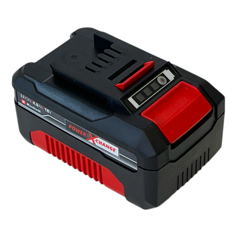 Einhell 2x batterie Power X-Change 18 V 4,0 Ah Li-Ion (2x 4511396) avec indicateur de niveau de charge