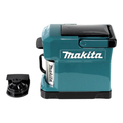 Makita DCM 501 SG Akku Kaffeemaschine 12 V max. / 18 V + 1x Akku 6,0 Ah + Ladegerät