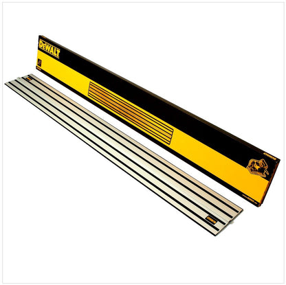 DeWalt 2x rail de guidage DWS 5022 pour scies circulaires manuelles et plongeantes d'une longueur de 150 cm + connecteur de rail de guidage DE 6292