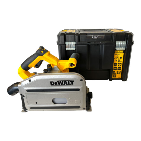 Scie circulaire plongeante DeWalt DWS 520 KT 1300 watts 165 mm + lame de scie + rail de guidage + connecteur de rail de guidage + TSTAK