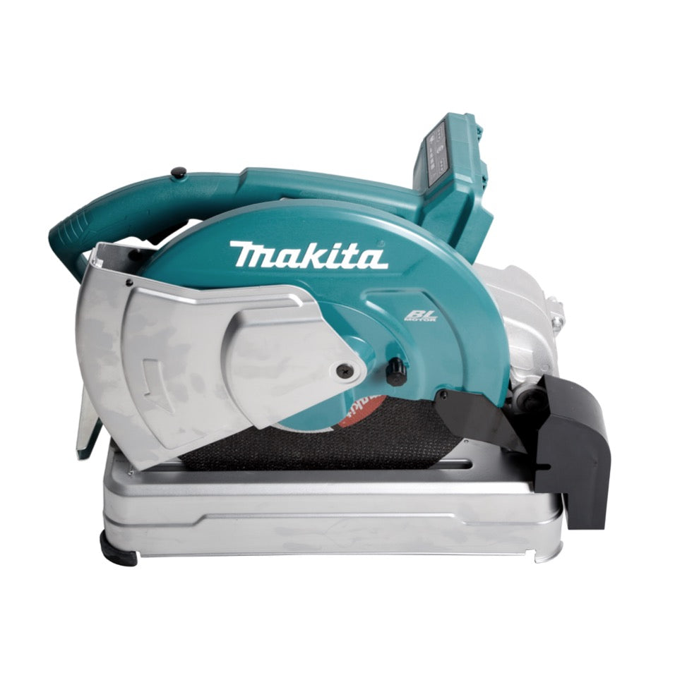 Makita DLW 140 T Akku Trennschleifmaschine 2 x 18 V 355 mm + 2x 5,0 Ah Akku - ohne Lader - Toolbrothers