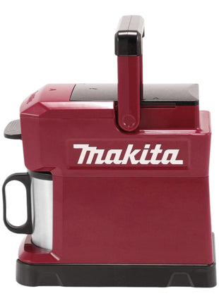 Makita DCM 501 TAR Akku Kaffeemaschine 12 V max. / 18 V Rot + 1x Akku 5,0 Ah - ohne Ladegerät