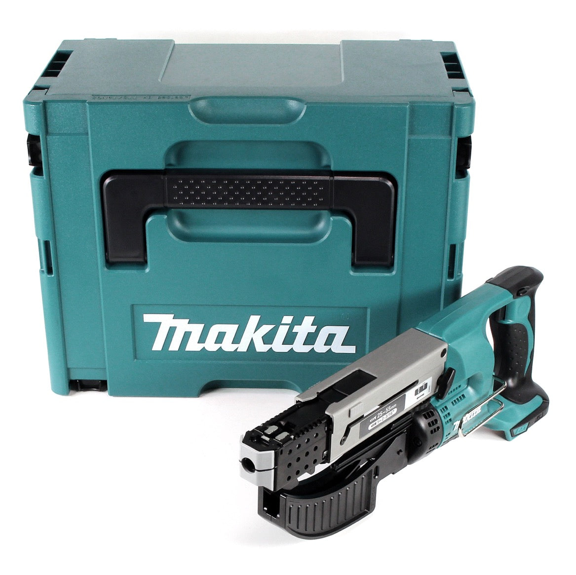 Makita DFR 550 ZJ Akku Magazinschrauber 18V 25-55mm Solo + Makpac - ohne Akku, ohne Ladegerät - Toolbrothers