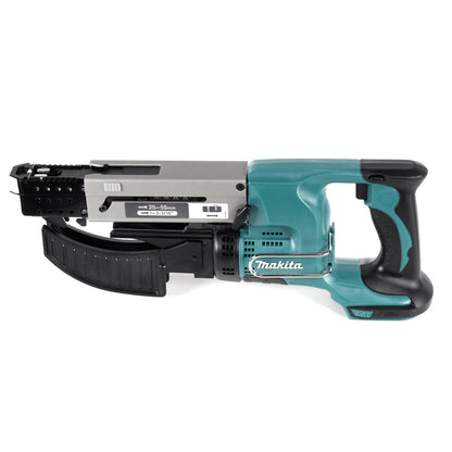 Makita DFR 550 RTJ Akku Magazinschrauber 18V 25-55mm + 2x Akku 5,0Ah + Ladegerät + Makpac - Toolbrothers