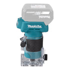 Makita DRT 52 RY Akku Kantenfräse 18 V 6 mm Brushless + 2x Akku 1,5 Ah + Ladegerät