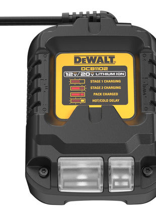 DeWalt DCB 1102 E1 Akku Starter Set 18 V mit 1x Powerstack Akku 1,7 Ah + DCB 1102 Ladegerät