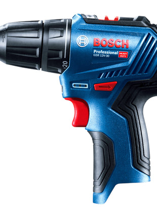 Bosch GSR 12V-30 Professional taladro atornillador a batería 12 V 30 Nm sin escobillas + 2x baterías 6,0 Ah + cargador + maletín