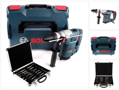 Bosch GBH 4-32 DFR 900 W 4-stufiger Bohrhammer mit SDS Plus Aufnahme in L-Boxx ( 0611332104 ) + 11 tlg. Meißel- und Bohrerset - Toolbrothers