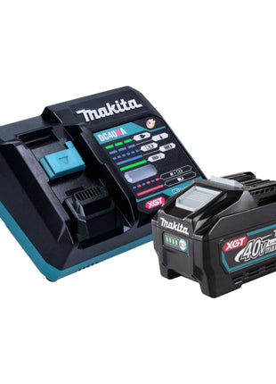 Makita GA 044 GT101 Akku Winkelschleifer 40 V max. 125 mm X-LOCK Brushless + 1x Akku 5,0 Ah + Ladegerät + Makpac