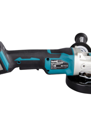 Makita DGA 520 SFX1 Akku Winkelschleifer 18 V 125 mm X-LOCK Brushless + 2x Akku 3,0 Ah + Ladegerät