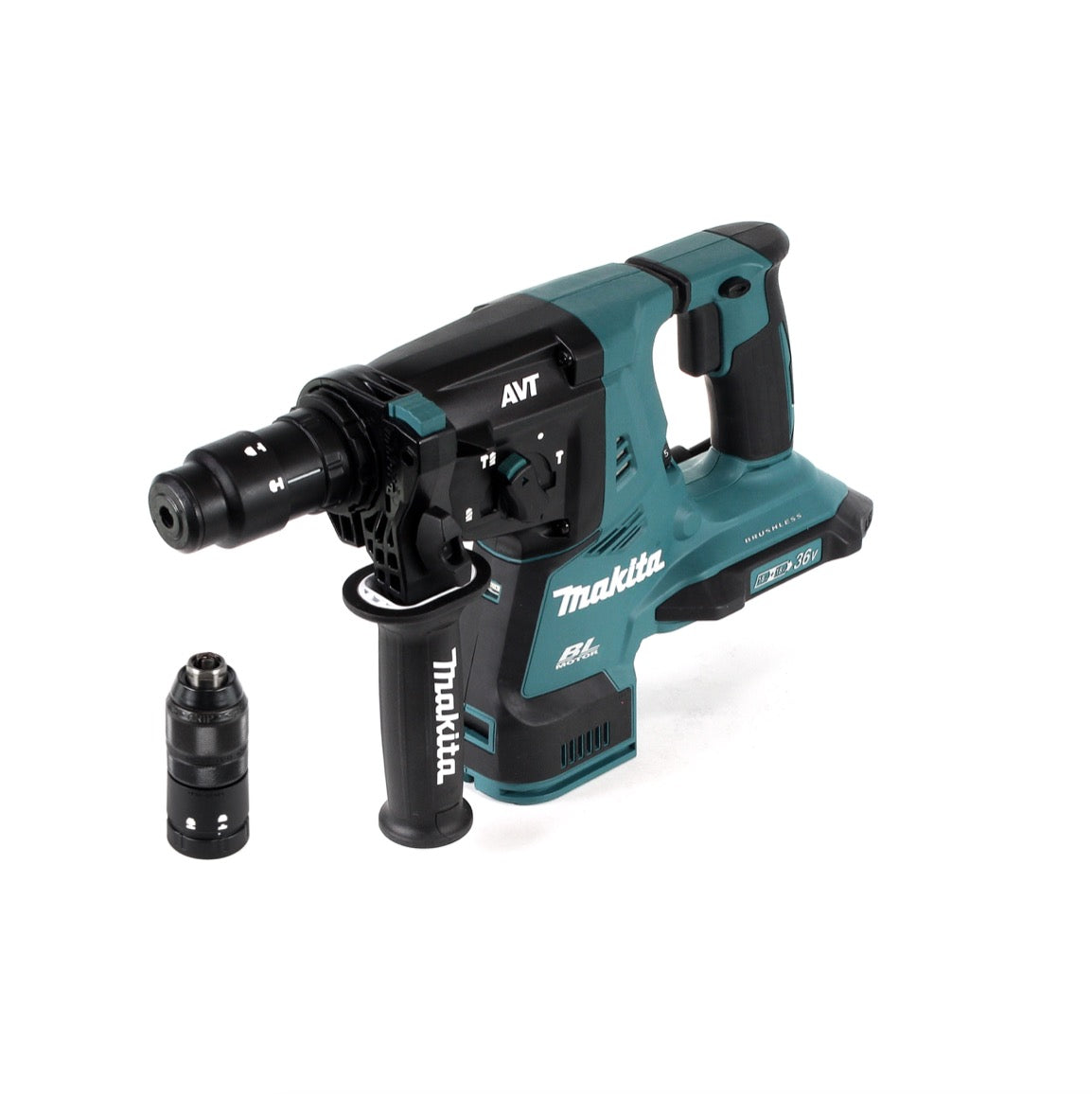 Makita DHR 281 Z Akku Bohrhammer 28 mm Brushless 2 x 18 V 36 V Li-Ion für SDS-PLUS mit Schnellwechselfutter Solo - ohne Akku, ohne Ladegerät - Toolbrothers