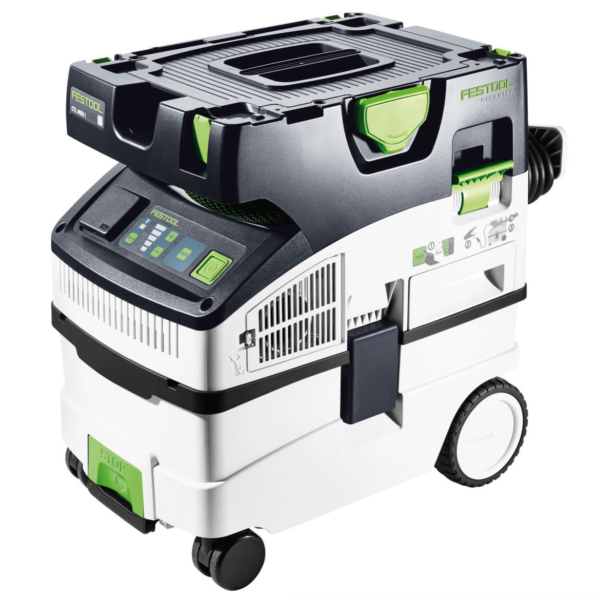 Festool CTL MIDI I Cleantec Absaugmobil 15l Staubkl. L ( 574832 ) + Nassfilter NF-CT + Filtersäcke SC-FIS-CT - Toolbrothers