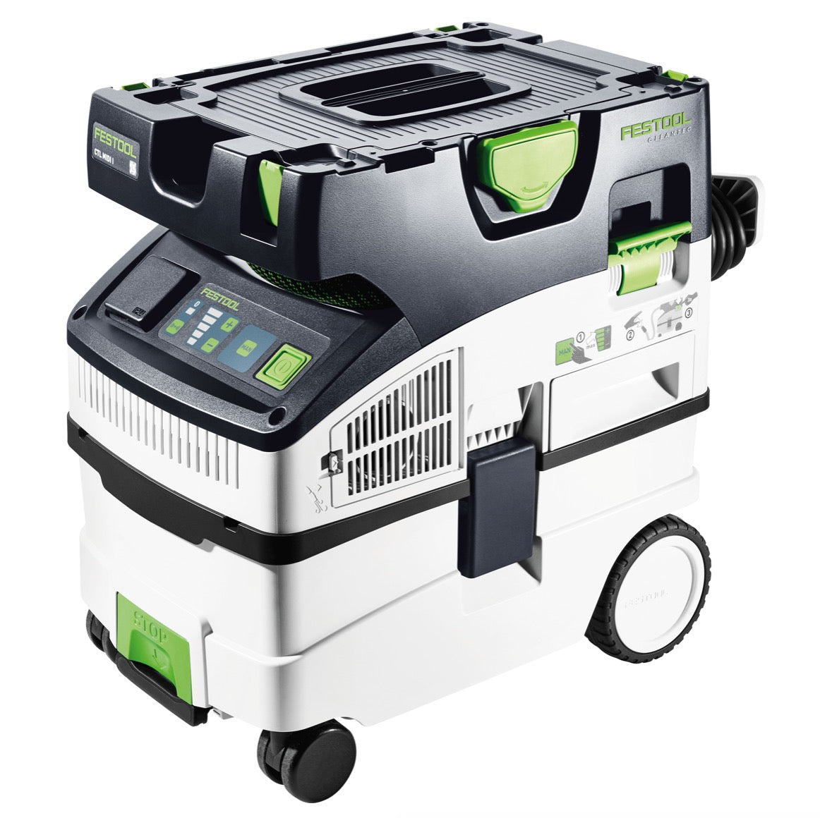 Festool CTL MIDI I Cleantec Absaugmobil 15l Staubkl. L ( 574832 ) + Nassfilter NF-CT + Filtersäcke SC-FIS-CT + Reinigungsset Bau D 36 BA-RS - Toolbrothers