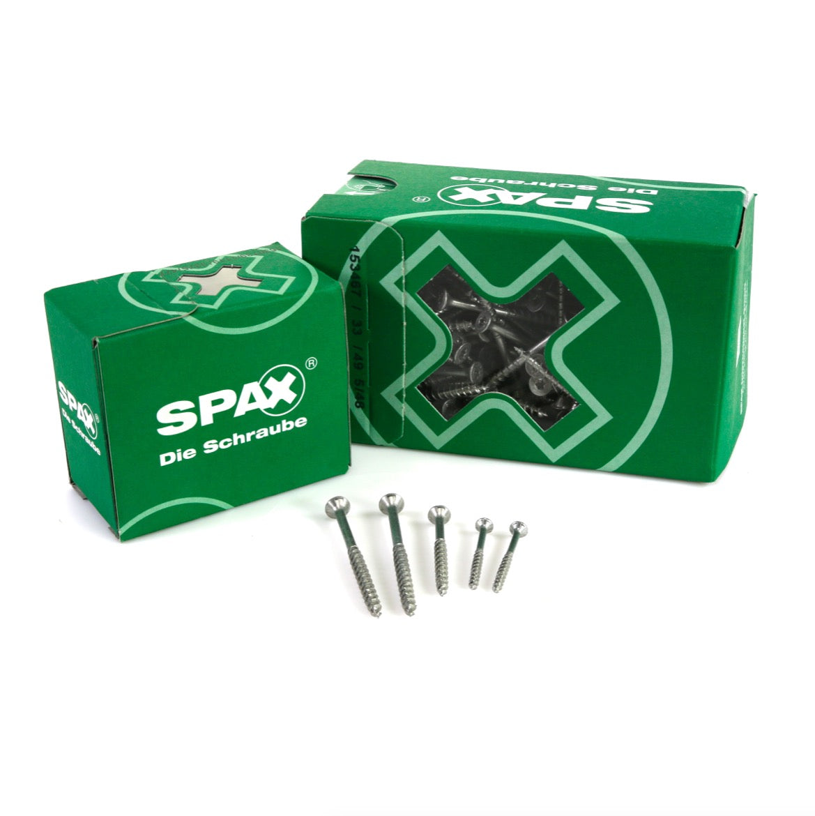 SPAX Universalschraube 3,5 x 40 mm 200 Stk. TORX T-STAR  plus T15 WIROX Senkkopf Teilgewinde 4Cut-Spitze 0191010350403 - Toolbrothers