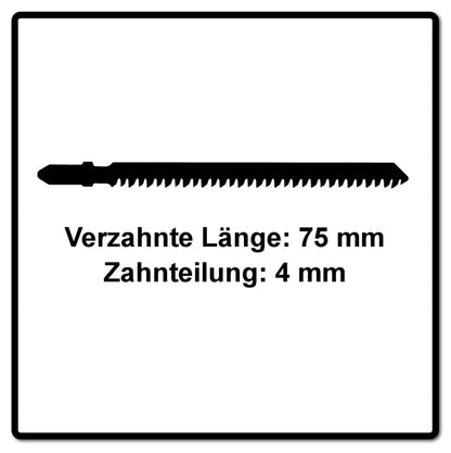 Festool S 75/4 FSG/20 Stichsägeblatt WOOD UNIVERSAL ( 204317 ) für PS 300, PSB 300, PS 400, PSC 400, PSBC 400, PSB 400, PS 420, PSB 420, PSC 420, PSBC 420