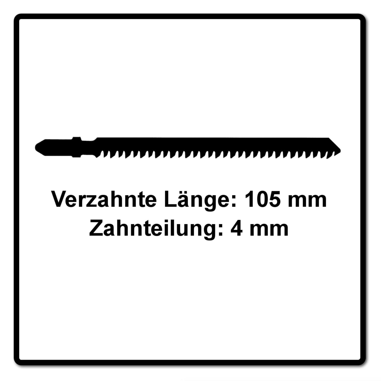 Festool S 105/4 FSG/20 lame de scie sauteuse WOOD UNIVERSAL (204332) pour PS 300, PSB 300, PS 400, PSC 400, PSBC 400, PSB 400, PS 420, PSB 420, PSC 420, PSBC 420