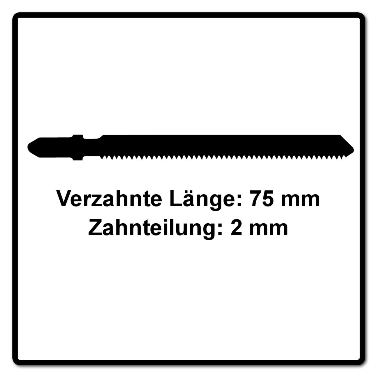 Festool S 75/1,5/5 Stichsägeblatt PLASTICS PROFILE ( 204268 ) für PS 300, PSB 300, PS 400, PSC 400, PSBC 400, PSB 400, PS 420, PSB 420, PSC 420, PSBC 420