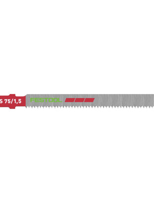 Festool S 75/1,5/5 lame de scie sauteuse PLASTICS PROFILE (204268) pour PS 300, PSB 300, PS 400, PSC 400, PSBC 400, PSB 400, PS 420, PSB 420, PSC 420, PSBC 420