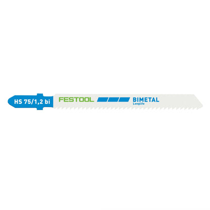 Festool HS 75/1,2 BI/5 Stichsägeblatt METAL STEEL/STAINLESS STEEL ( 204270 ) für PS 300, PSB 300, PS 400, PSC 400, PSBC 400, PSB 400, PS 420, PSB 420, PSC 420, PSBC 420