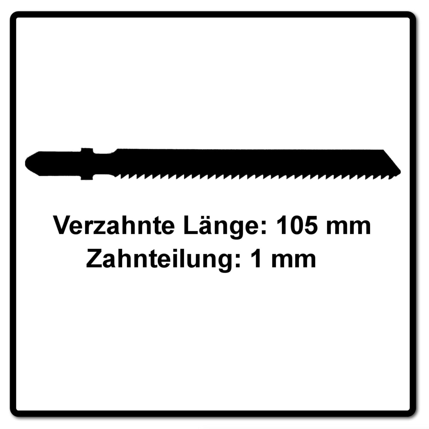 Festool HS 105/1 BI/5 Stichsägeblatt METAL STEEL/STAINLESS STEEL ( 204272 ) für PS 300, PSB 300, PS 400, PSC 400, PSBC 400, PSB 400, PS 420, PSB 420, PSC 420, PSBC 420