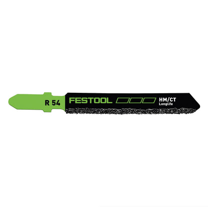 Festool R 54 G Riff lame de scie sauteuse MATÉRIAUX DE CONSTRUCTION CÉRAMIQUE (204344) pour PS 300, PSB 300, PS 400, PSC 400, PSBC 400, PSB 400, PS 420, PSB 420, PSC 420, PSBC 420