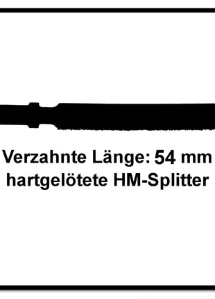 Festool R 54 G Riff lame de scie sauteuse MATÉRIAUX DE CONSTRUCTION CÉRAMIQUE (204344) pour PS 300, PSB 300, PS 400, PSC 400, PSBC 400, PSB 400, PS 420, PSB 420, PSC 420, PSBC 420