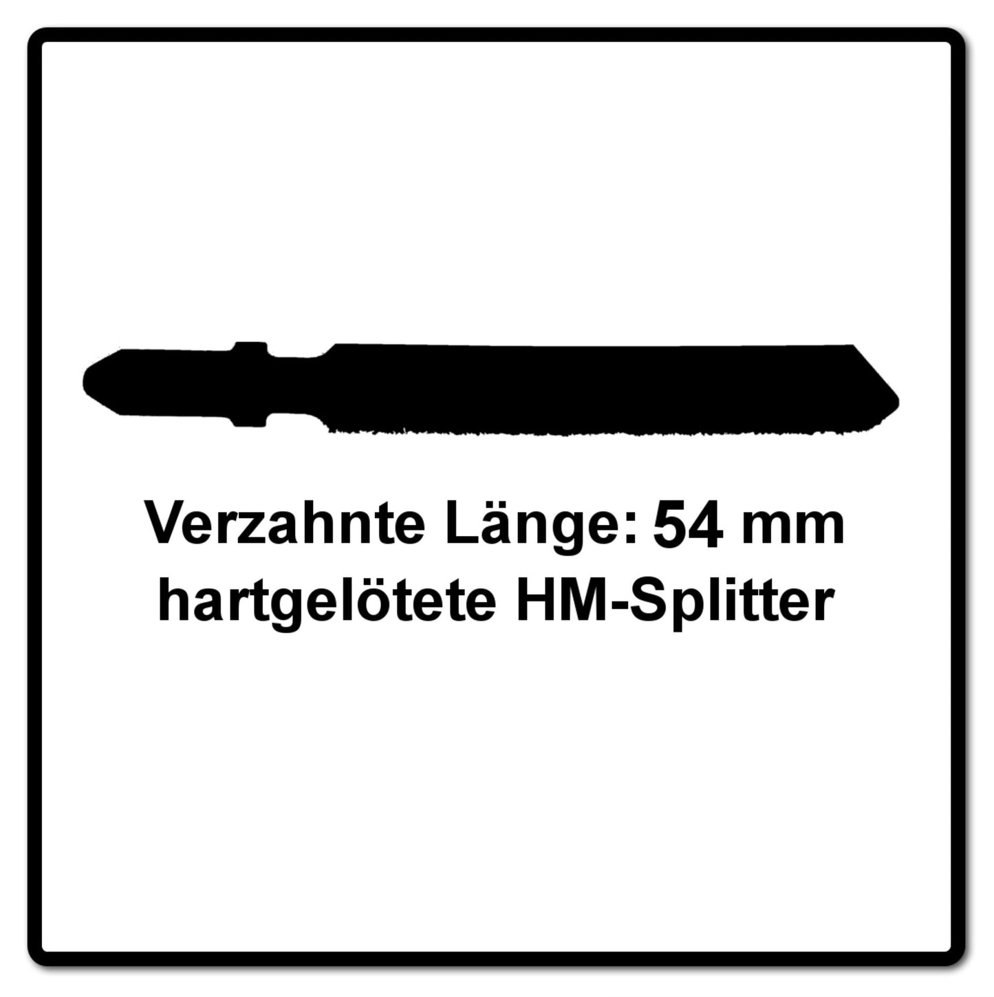 Festool R 54 G Riff lame de scie sauteuse MATÉRIAUX DE CONSTRUCTION CÉRAMIQUE (204344) pour PS 300, PSB 300, PS 400, PSC 400, PSBC 400, PSB 400, PS 420, PSB 420, PSC 420, PSBC 420