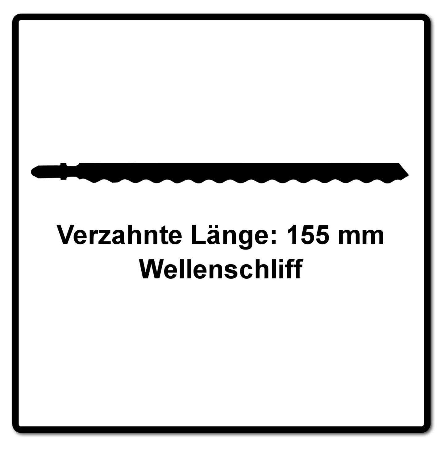 Festool S 155/W/3 lame de scie sauteuse ISOLATION DES MATÉRIAUX DE CONSTRUCTION (204345) pour PS 300, PSB 300, PS 400, PSC 400, PSBC 400, PSB 400, PS 420, PSB 420, PSC 420, PSBC 420