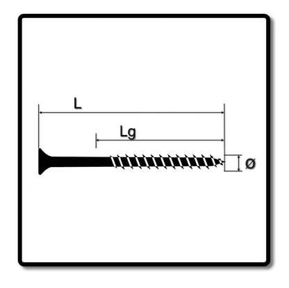 SPAX Universalschraube 4,0 x 60 mm 100 Stk. TORX T-STAR plus T20 WIROX Senkkopf Teilgewinde 4Cut-Spitze 0191010400603 - Toolbrothers