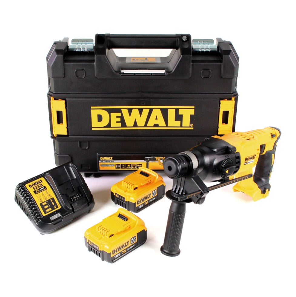 DeWalt DCH 133 M2 Akku Kombihammer 18V 2,6J SDS plus Brushless + 2x Akku 4,0Ah + Ladegerät + TSTAK - Toolbrothers