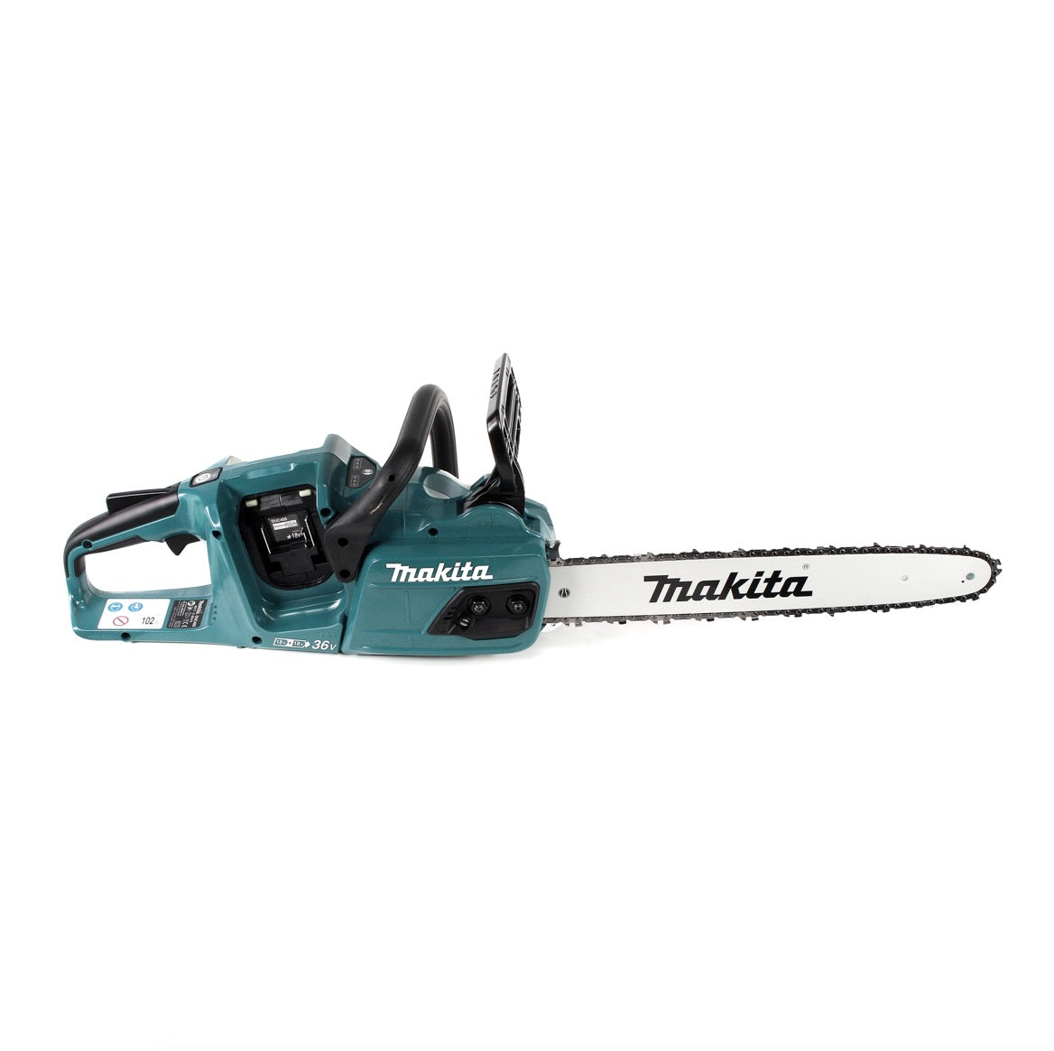 Makita DUC 405 M2 Akku Kettensäge 36V ( 2x18V ) Brushless 40 cm + 2x 4,0 Ah Akku - ohne Ladegerät - Toolbrothers